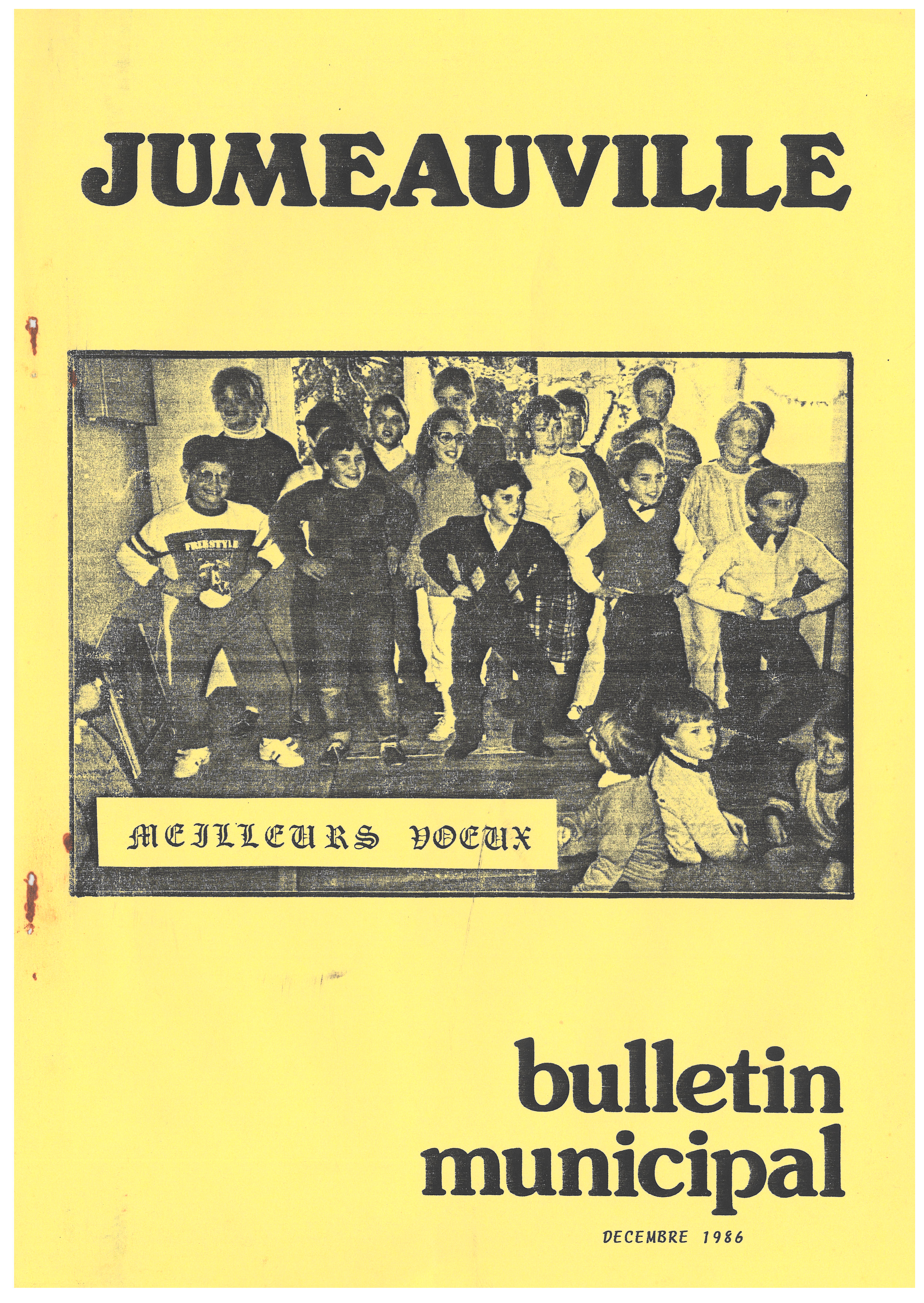 Bulletin Municipal 2 1986