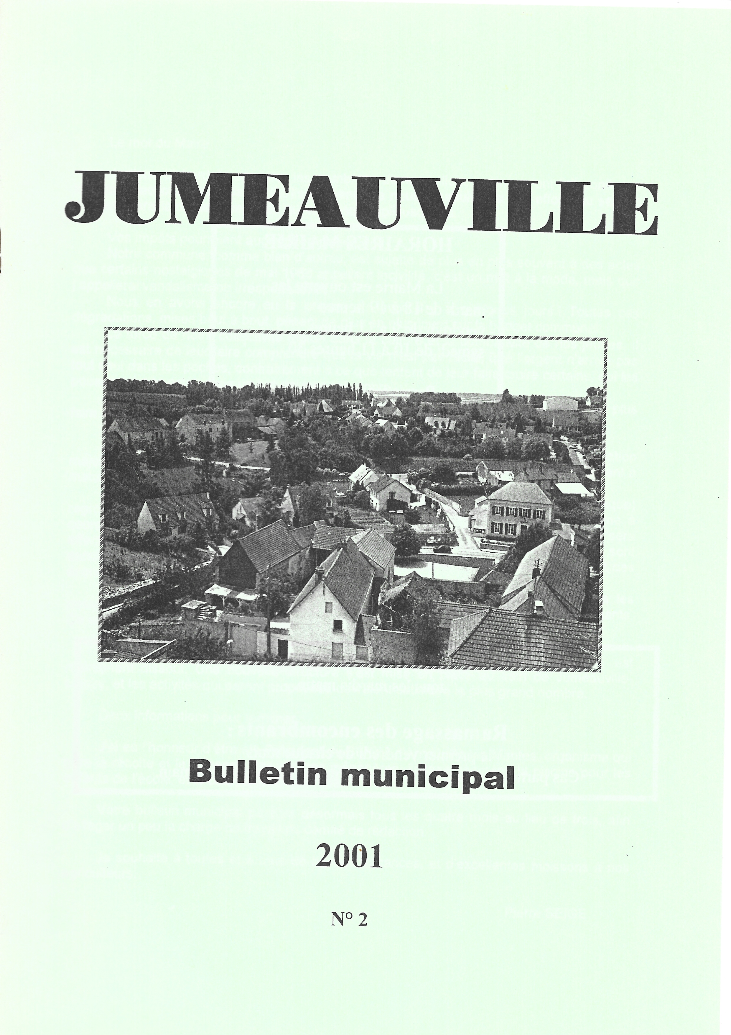 Bulletin Municipal 2 2001