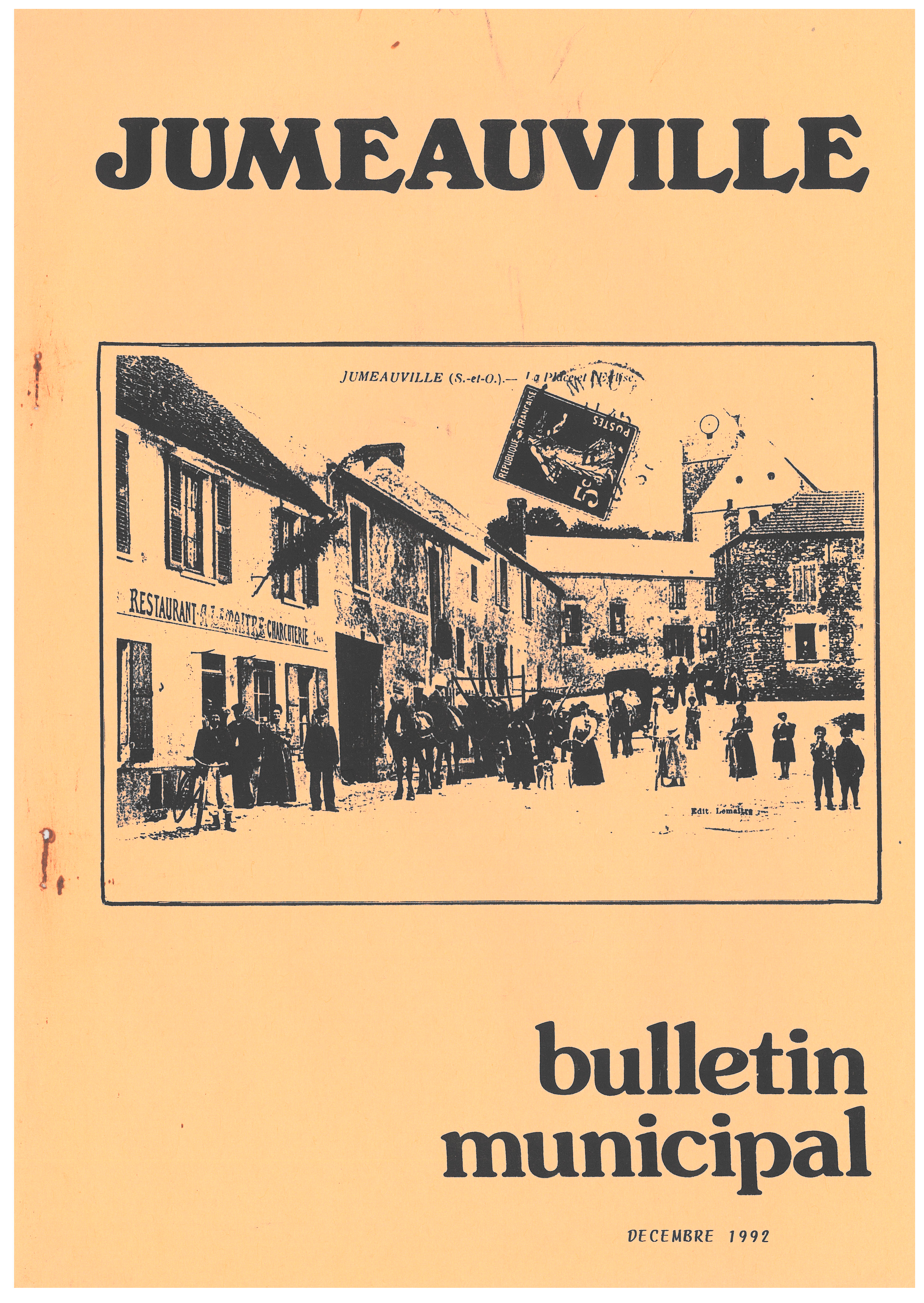 Bulletin Municipal 3 1992
